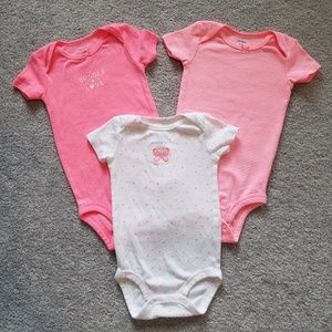 3 Carter's onesies